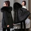 Parka Removível Sanlida Feminina de Inverno Nova Jaqueta de Algodão com Enchimento de Penas com Forro de Lã, Espessada para Meia-Idade e Idosos