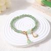 Nova pulseira de bambu estilo chinês Imitação de estilo nacional Dongling Jade Festival Pulseira de cintura alta Templo de área cênica Pulseira de fivela segura quente