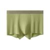 Roupa íntima masculina cueca boxer peça única sem costura cor sólida respirável 60 algodão modal shorts roupa íntima masculina
