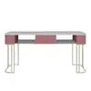 Set de Mesa y Silla para Manicura de Celebridad de Internet Mesa de Maquillaje y Manicura de Mármol Nórdica Individual y Doble Mesa de Manicura Simple