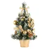 Árbol de Navidad de Escritorio Decoración Navideña Nuevo Transfronterizo 20cm Mini Árbol Artificial Mini Decoración Regalo Navideño Familiar