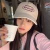 Gorra de béisbol estilo coreano de tono simple de la abuela Chen, combinable para mujer, estilo universitario, parte superior suave, protección solar, que estiliza la cara, gorra de visera pequeña para hombre