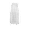 Falda Sexy Blanca de Encaje Transparente Corte A para Mujer Primavera/Verano 2026 Moda Europea y Americana Nueva Venta al por Mayor Transfronteriza Falda Larga