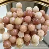 Tallado de Fruta Marfil con Cuentas de Lazo Pulsera de Fruta Bodhi DIY Accesorio Súper Lindo Accesorio de Mano para Hombres y Mujeres