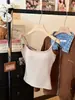Camisola fina de tirantes finos, cálida, cepillada y con forro polar para otoño e invierno para mujer, con copas fijas en el pecho, hermoso diseño en la espalda, color liso, top interior ajustado