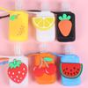 Conjunto de frascos de álcool em gel de bolso Conjunto de frascos de perfume de silicone criativo de desenho animado 30ml de álcool em gel
