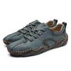 Zapatos Casuales de Cuero de Talla Grande para Adolescentes Transfronterizos, Zapatos Planos con Cordones de Color Sólido Simple, Tendencia de Moda, Zapatos Individuales para Hombre