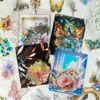 Compra Direta Transfronteiriça de 30 Adesivos de Folha de Ouro para Pet com Designs Florais e de Folhas Vintage para Diários Infantis e Materiais de Guka