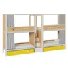 Cápsula de Cama e Beliche Inferior de Apartamento Cama Tudo Incluído Beliche Dormitório de Funcionários Dormitório de Estudantes Armário de Cama Cama Alta e Baixa