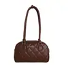 Bolso Boston Acolchado de Nicho Coreano Transfronterizo para Mujer 2026 Nuevo de Moda Ligera de Lujo Bolso de Hombro para Viajes