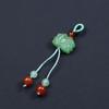 Esmalte Blanco Flor de Loto Soleada Dosel de Loto Pequeño Deslizante DIY Pulsera Pulsera Collar Accesorios