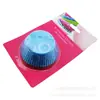 Nuevo producto Paquete de 60 Molde para hornear DIY Papel encerado Molde para pastel Papel para hornear Bandeja para hornear Molde para pastel al por mayor