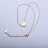 Collar de Cadena para el Cuello con Diseño de Nicho de Lujo Ligero, Sentido del Diseño, Ins Costura Cuadrada, Collar de Diamantes de Amor, Uso Femenino en el Cuello, Colgante en Forma de Corazón
