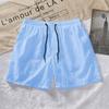 2022 verão masculino shorts casuais calças de cinco pontos coloridas calças masculinas finas respiráveis de quatorze cores calças de praia masculinas atacado