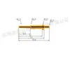 Fabricantes suministro pin de resorte para wearables inteligentes pin de carga para auriculares Bluetooth TWS pogopin dedal conductor venta al por mayor