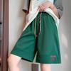 Shorts Esportivo Feminino Cordão Estampa de Letras Calça Fashion