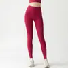 Novas Calças de Yoga Femininas Cintura Alta Nylon Roupa de Yoga Sensação de Pele Nu Sem Marcas Embaraçosas Justas Levantamento de Bumbum Calças de Yoga Esportivas