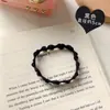 Novedoso Estilo Goma para el Pelo Ondulado, Coleta, Diadema para el Pelo para Estudiantes Mujeres, Versión Coreana, Cuerda para el Pelo Simple de Alta Elasticidad que No Daña el Cabello, Goma Elástica