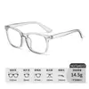 Armazón de Gafas Gm Negro Anti-Luz Azul para Mujer Sin Maquillaje, Cara Grande, Armazón Grande, Aspecto Aclarante y Adelgazante, Se Puede Equipar con Lentes Planos de Graduación para Miopía