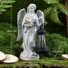 Lámpara Solar de Venta Caliente en Amazon Adorno de Ángel Decoración de Paisajismo para Patio y Jardín Artesanías Luz Nocturna