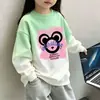 Sudadera de otoño para niña 2026 nuevo estilo suéter de otoño e invierno para niño de manga larga top casual moderno con estampado