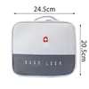 2025 Caja de Medicina Portátil Bolsa de Almacenamiento de Medicamentos para Dormitorio y Viaje Kit de Primeros Auxilios para el Hogar Bolsa de Medicina Impermeable de Gran Capacidad