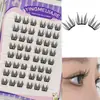 Caja de Regalo para Pestañas Postizas Transfronterizas Empaque Ocho Filas Yf50 Pestañas Postizas Segmentadas para Principiantes Grupos Individuales Pestañas Postizas sin Pegamento