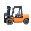 Empilhadeira a diesel 2 toneladas, 3 toneladas, 5 toneladas, 7 toneladas, 10 toneladas, empilhadeira pequena de quatro rodas para operador, combustão interna, personalizada