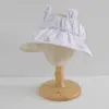 Chapéu de Sol Fofo para Crianças, Proteção UV de Verão, Fino, Menina Bebê, Aba Larga, Chapéu de Sol