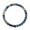 Pulsera de ágata acuática de 6 8 10 mm transfronteriza AliExpress Amazon para mujer, pulsera de ágata popular europea y americana, joyería