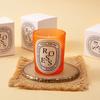 Vela Clássica Pequena Copo Colorido Fosco Conjunto de Velas Perfumadas Caixa de Presente Caixa de Doces para Casamento Lembrancinha Presente Romântico