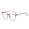 Y6605 Armazón de Gafas Lisas Color Té Ultraligero para Mujeres 50, Estudiantes de Primaria de Alto Nivel que Muestran el Rostro, Gafas Planas de Montura Redonda