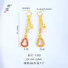 Accesorios DIY chapados en oro de alta retención de color, cuentas estilo vintage, Buda, calabaza, loto, cuentas espaciadoras, cuentas para pulseras, cuentas sueltas decorativas para mujer