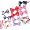 En Stock Máquina Hecha Lazo Accesorios para Mascotas Ligas para el Cabello Bandas para el Cabello Flores para el Cabello para Teddy, Yorkshire, Maltés Cuerdas para el Cabello y Adornos para el Cabello