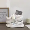 Zapatillas de Malla Transpirable para Mujer Estilo Nuevo Primavera 2026, Modernas y Versátiles, Estilo Coreano Casual, Zapatillas de Suela Gruesa para Estudiantes 7606