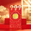 Moneda de Foil Dorado Año de la Oveja 2027 Sobres Rojos, Sobres Rojos de Saludo de Año Nuevo para Banco y Seguros
