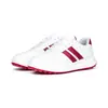 26 Novos Sapatos de Golfe Estilo Coreano, Sapatos Esportivos Antiderrapantes Femininos, Tênis com Travas Fixas e Solas Antiderrapantes, Sapatos Brancos