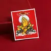 Thangka Amarelo Cinábrio de Areia Grossa Personalizado Deus da Riqueza Thangka Dragão Wuye Pintura de Núcleo Manjushri Thangka Quadrado Feito Sob Encomenda