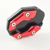 Soporte Lateral para Vehículo Eléctrico de Tamaño Grande Almohadilla Antideslizante Material de Aleación de Aluminio Pedal Motocicleta Soporte Único Caballete Almohadilla Protectora Universal