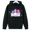 Caçadores de Demônios Transfronteiriços Kpop Caçadores de Demônios Moda Moletom de Veludo Infantil Outono e Inverno Moletom Casual