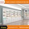 Gabinete de exposição de cosméticos de luxo leve, beleza moderna simples, gabinete de exposição personalizado para arte em unhas, design de gabinete de exposição para cuidados com a pele para mães e bebês