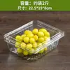 Caixa de Embalagem Descartável para Frutas Caixa Plástica Transparente Caixa de Embalagem para Morango 0,5kg Retangular com Tampa 500g