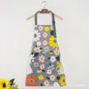 Delantal de Cocina Doméstico Fresco y Elegante para Mujer, Delantal Delgado de Moda Impermeable y a Prueba de Aceite para Limpieza del Hogar, Ropa de Trabajo de Moda