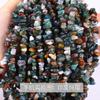 Contas de Pedra Britada Semi-Acabadas de 80cm com Furos para Acessórios de Joias DIY Estilo Boêmio Contas Soltas