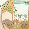 Pegatinas de Paisajismo Estéreo Micro Tienda de Mascotas Cabaña Rompecabezas DIY Decoración de Dibujos Animados Pegatinas Impermeables Transfronterizas Venta al por Mayor