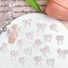 Librito Rojo Nuevo Rosa Caliente Morado Lazo Cinta de Hielo Joyería para Arte de Uñas Hecho a Mano DIY Usar Armadura Accesorios Lote