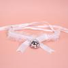 (Faixa de cabelo + Colar) Faixa de Cabelo de Orelha de Gato Sino Feminino Pequeno Gato Selvagem Corrente de Pescoço Hairpin Headband Headband Natal Headwear