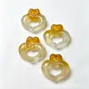 Pingente de Buda de Calcedônia Colorida Tipo Gelo Ágata Natural Doce Nuvem Auspiciosa Fechadura Pingente de Jade Raposa Corrente