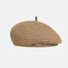 Boina Elegante de Lana Nueva Otoño/Invierno 2026 para Mujer, Moderna y Versátil, Sombrero de Artista Adelgazante