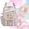Mochilas temáticas del anime Cardcaptor Sakura para estudiantes de primaria y secundaria, grados 1 a 6